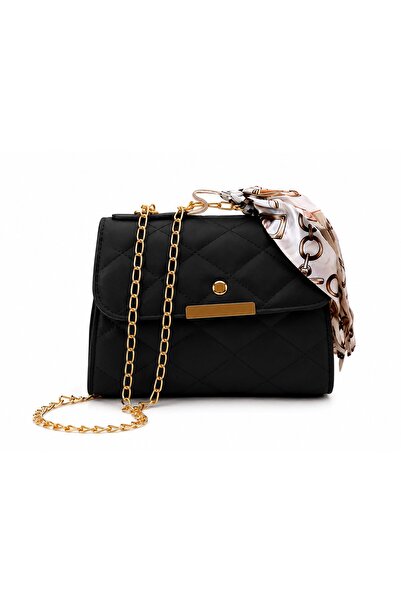 Logis Women's Quilted Chain Strap Shoulder Bag – Cream Color – Stylish for Da...