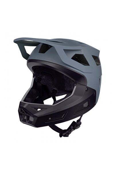 Force Casca downhill DROP, gri-negru L-XL (58-61 CM)