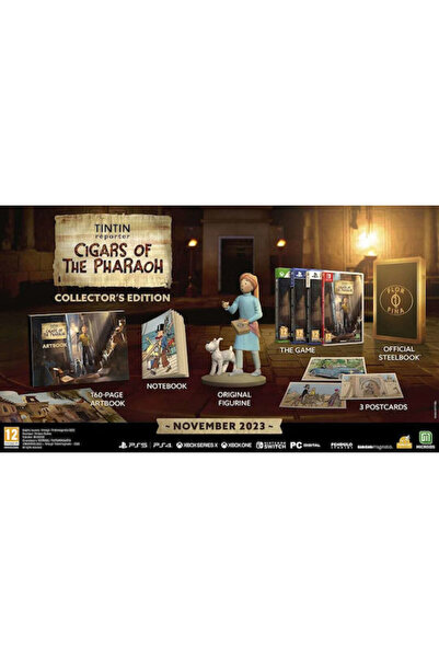 Microids Τιντίν ο Αναφέροντας: Τα Τσιγάρα του Φαραώ Συλλεκτική Έκδοση Παιχνίδ...