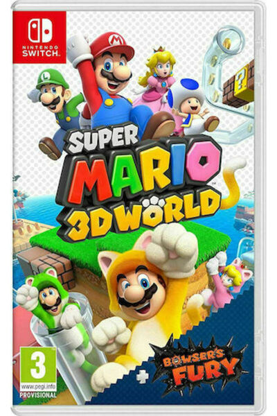 Nintendo Σούπερ Μάριο 3D Γουόρλντ + η Οργή του Μπάουζερ Παιχνίδι Switch (Μετα...