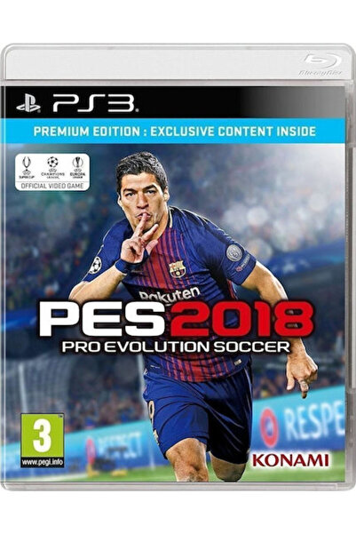 Sony Pro Evolution Soccer 2018 Έκδοση Premium Παιχνίδι PS3 (Μεταχειρισμένο)