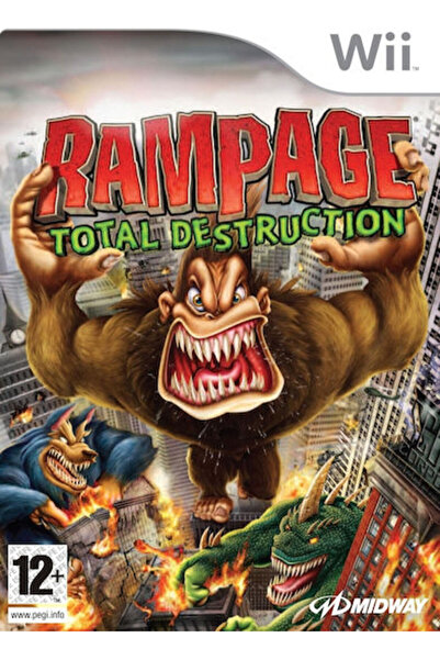 Midway Games Rampage Total Destruction Παιχνίδι Wii (Μεταχειρισμένο)