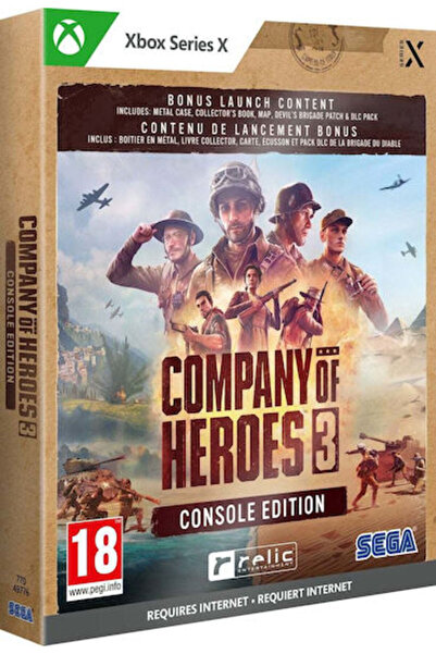 SEGA Company of Heroes 3 Έκδοση Steelbook Παιχνίδι για Xbox Series X