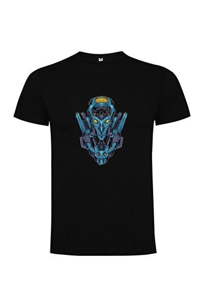 iLovePrints Mecha-Dragon Angelic Warrior Tshirt