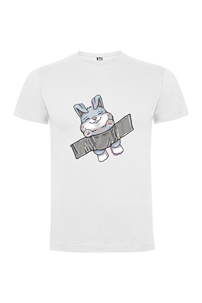 iLovePrints Pink Bunny Sketch Tshirt
