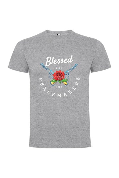iLovePrints Peaceful Guns and Roses Tshirt