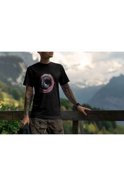 iLovePrints Abstract Cosmic Swirl Tshirt