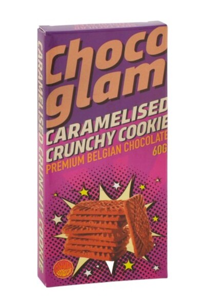 Choco Glam Speculoos Kunafa Milk Chocolate Bar 45g
