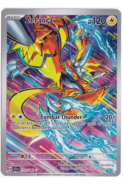 Pokemon Zeraora #151 - Stellar Crown - Kartı (Mint)