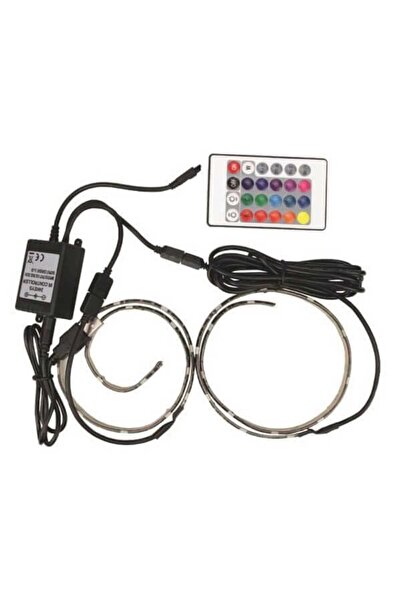 EUROLAMP 2×0.5m ταινία LED, RGB, 5V, με USB Σύνδεση, 7.2W, IP65