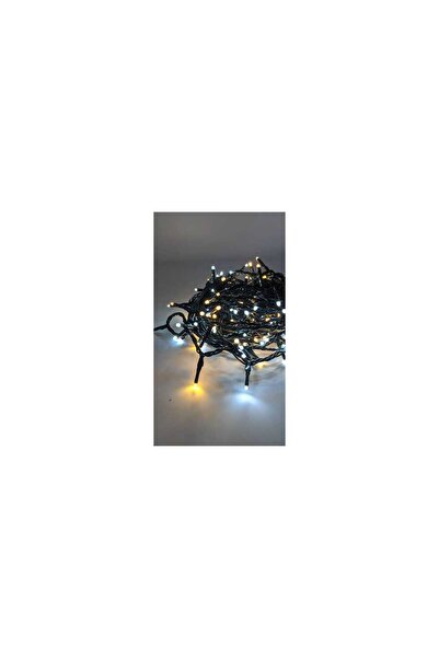 Generic 200 λαμπάκια LED σε σειρά, 10 m, πράσινο καλώδιο, 8 προγράμματα, με ε...
