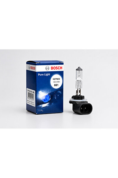 Bosch H27W/2 881 12V 27W Sis Farı Ampulü Uzun Ömürlü Orijinal Tekli