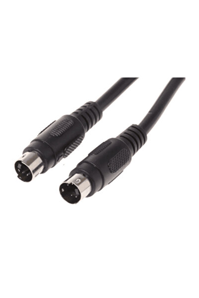 Generic Καλώδιο 4 Pin DIN male – 4 Pin DIN male, 1.5m, Μαύρο