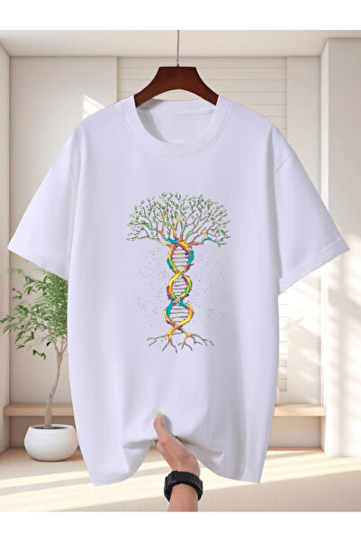 one button Μπλουζάκι Bay Tree Design με στάμπα Premium Oversize