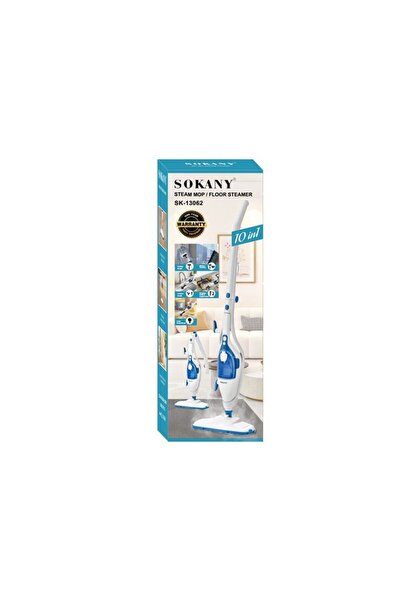 SOKANY 0-in-1 Steam Mop for Floor Cleaner, Model SK-13062 (Sokany Steam Mop)