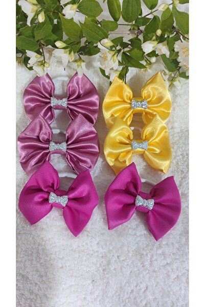 Çiğdem Tuhafiye Satin Double Children's Buckle 3 Pairs