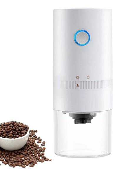 Primo Plus Portable Electric Coffee Grinder - Rechargeable Automatic Coffee B...