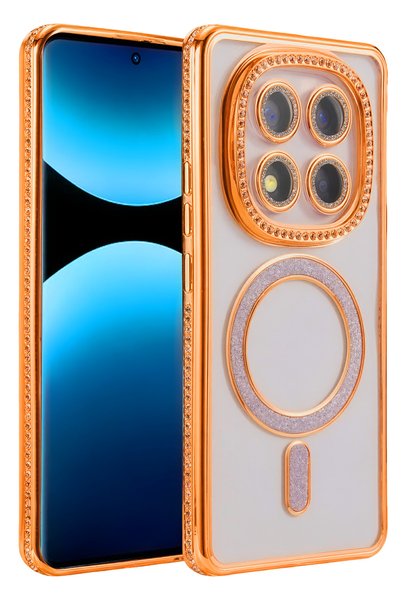 New Face Spt-Gld Redmi Note 15 4g Joke Simli Magneticsafe Case (142024) - Orange
