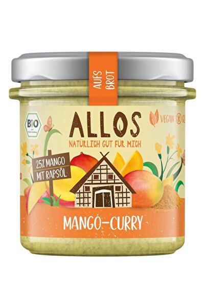 Allos Crema tartinabila cu mango si curry fara gluten,