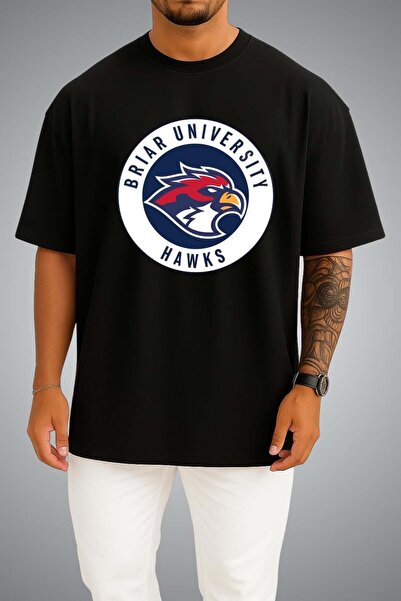 Bahriyeli Collection Oversize Off Campus Briar University Hawks Tucker 46 Che...