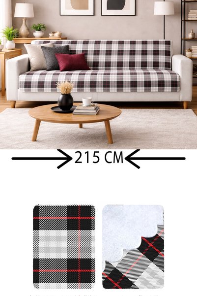 GECE HOME غطاء أريكة مطبوع رقميًا بأزرار ناعمة، غطاء أريكة متعدد الأغراض، غطاء سرير قابل للطي، مضاد للانزلاق مع إسفنج 165 × 215