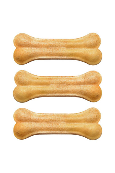 4dog Oase din piele crudă presate 8,5 cm, 3 bucăți