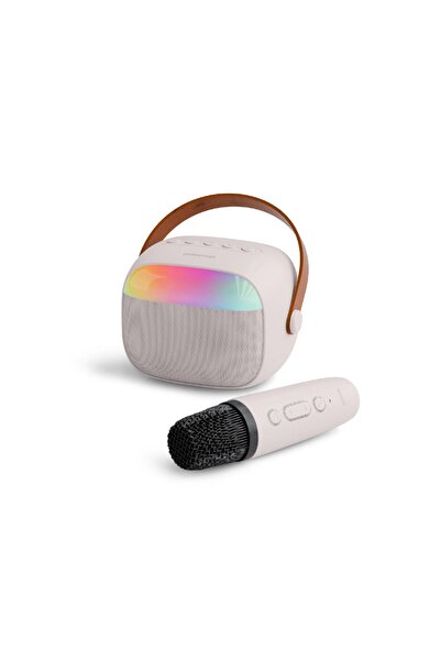 Polosmart FS101 Kablosuz RGB Led Aydınlatmalı Bluetooth 5.4 Mikrofonlu Karaok...
