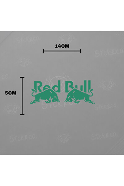 STCKRCO Bull Energy Sticker Label for Motor-Car-Helmet 2Pcs