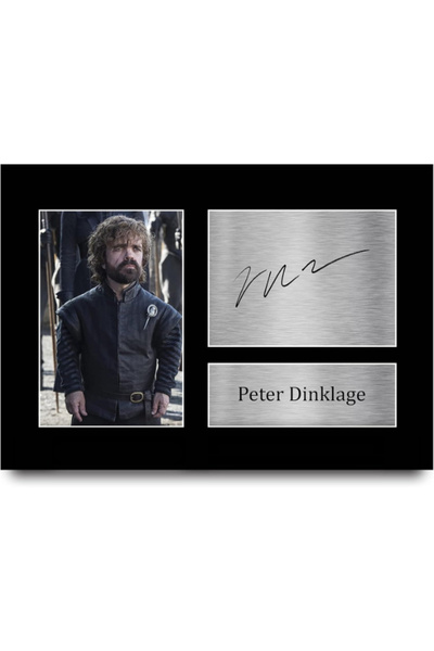 HWC Trading Peter Dinklage Gift A4 Printed Autograph Tyrion Lannister Game of...