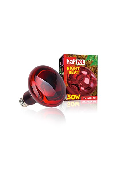 HAPPET Bec Rosu Pentru Terariu, Caldura Nocturna, 50W