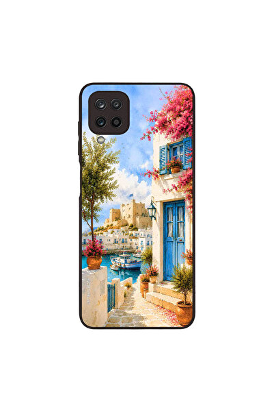 Sonique Θήκη Greek Island Muse Series για Samsung Galaxy A12 Ροδίτικο Λιμάνι