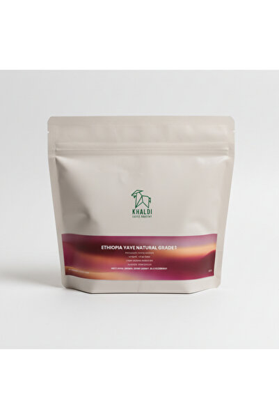 KHALDİ COFFEE Çekirdek Kahve Ethiopia Yaye Natural Grade 1