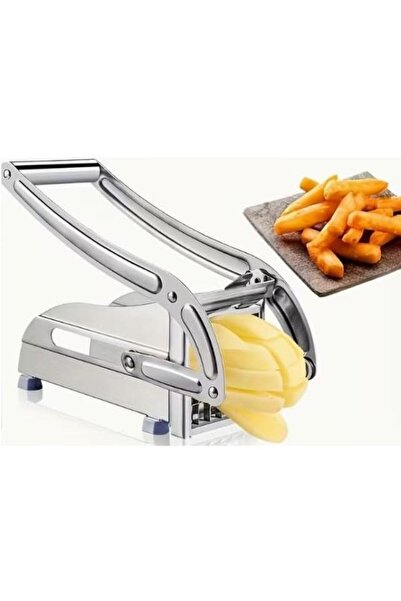 NextGen Stainless Steel Potato Chipper Heavy Duty French Fry Cutter for Home Kitchen | Manual Vegetable Slicer for Potatoes, Carrots & More