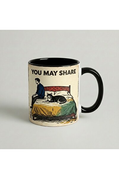 Petgifts Cana Cadou Personalizat Amuzanta Cu Mesaj You May Share - Ceramica 3...