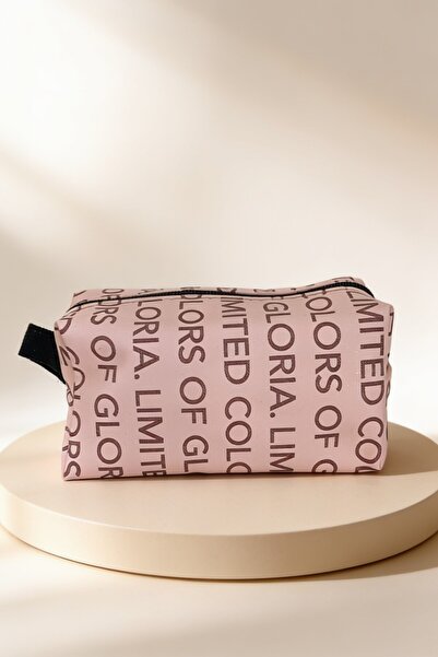 ents Powder Pink Travel Organizer Makeup Bag Multi-Purpose Cosmetic Bag