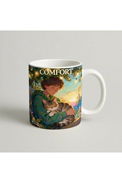 Petgifts Cana Cadou Personalizat Amuzanta Cu Mesaj Comfort - Ceramica 330 Ml