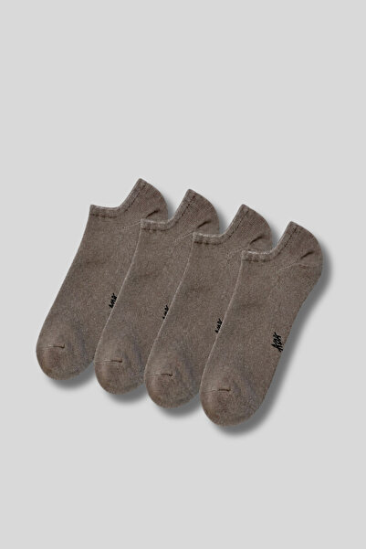 Ada Çorap & İç Giyim Men's 4-Pack Bamboo Sneaker Invisible Socks Multi-Color