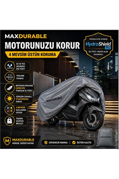 MaxDurable RKS İCON 50 ST Motosiklet Brandası Su Geçirmez 4 Mevsim Boya Dostu...