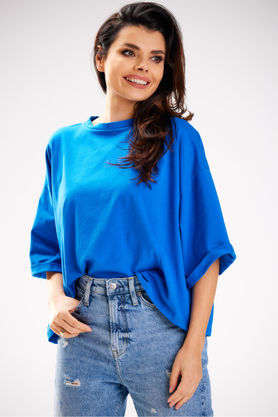 Infinite You Bluza Dama, Awama, Elastan, Albastru Inchis, One Size