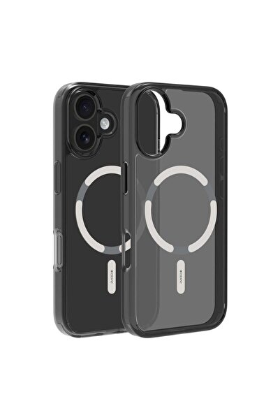 Dviced MagSafe iPhone 17 smoke Case - Silver