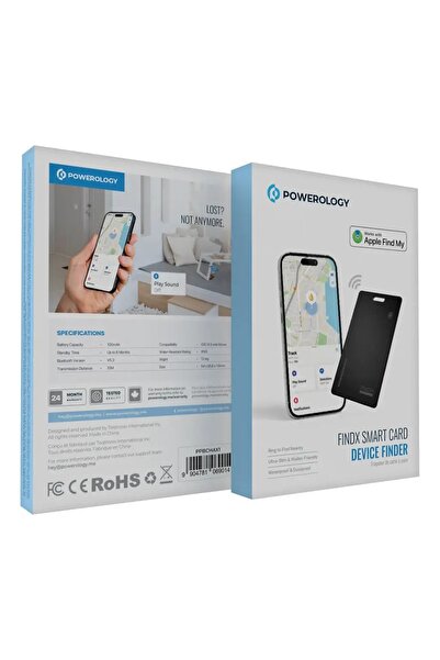 Powerology Findx Smart Card Device Finder Black