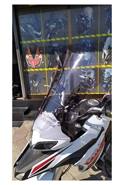 ZEUS MOTOR 2019-2023 Benelli TRK 251 Uyumlu Uzun Ön Cam Açık Füme