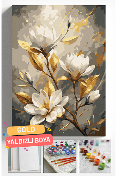 Akihabara Sayılarla Boyama Hobi Seti Çerçeveli Numaralı Tuval Fırça Boya Dahi...
