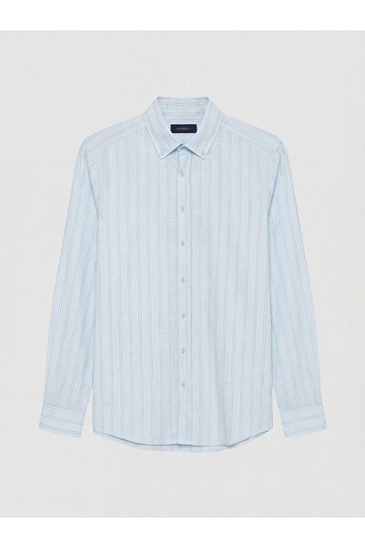 LC Waikiki Regular Fit Striped Poplin Men's Shirt