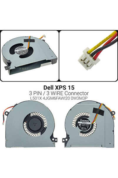 Dell Ανταλλακτικός ανεμιστήρας φορητού υπολογιστή για XPS 15 L501X