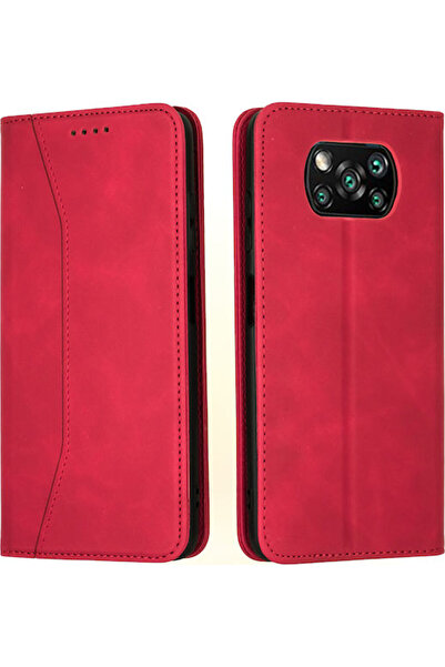 Other Bodycell PU Leather Wallet Synthetic Leather Red (Poco X3 NFC / X3 Pro)...