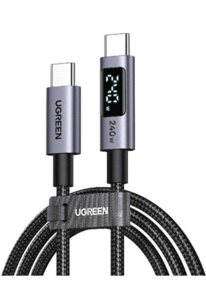 Ugreen L530 Καλώδιο USB 2.0 USB-C Αρσενικό - USB-C 240W PD Μαύρο 2μ 65867