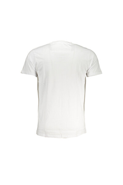 Cavalli Class by Roberto Cavalli Tricou barbati alb imprimeu Negru Gold