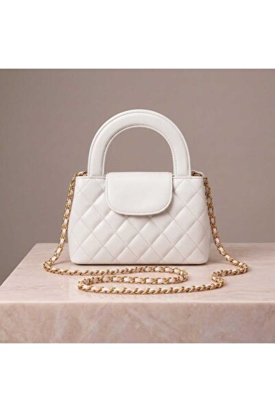 Generic TOP Choice Elegant Quilted Top Handle Satchel Crossbody Bag with Gold...
