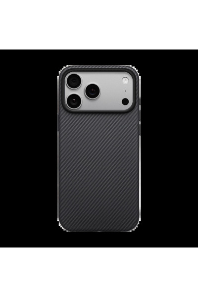 PITAKA Husă iPhone 17 Pro Aramid UltraGuard MagSafe, Negru/Gri
